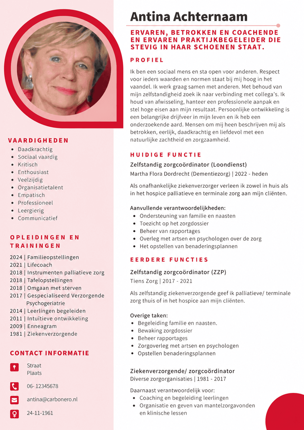 Cv van Antina